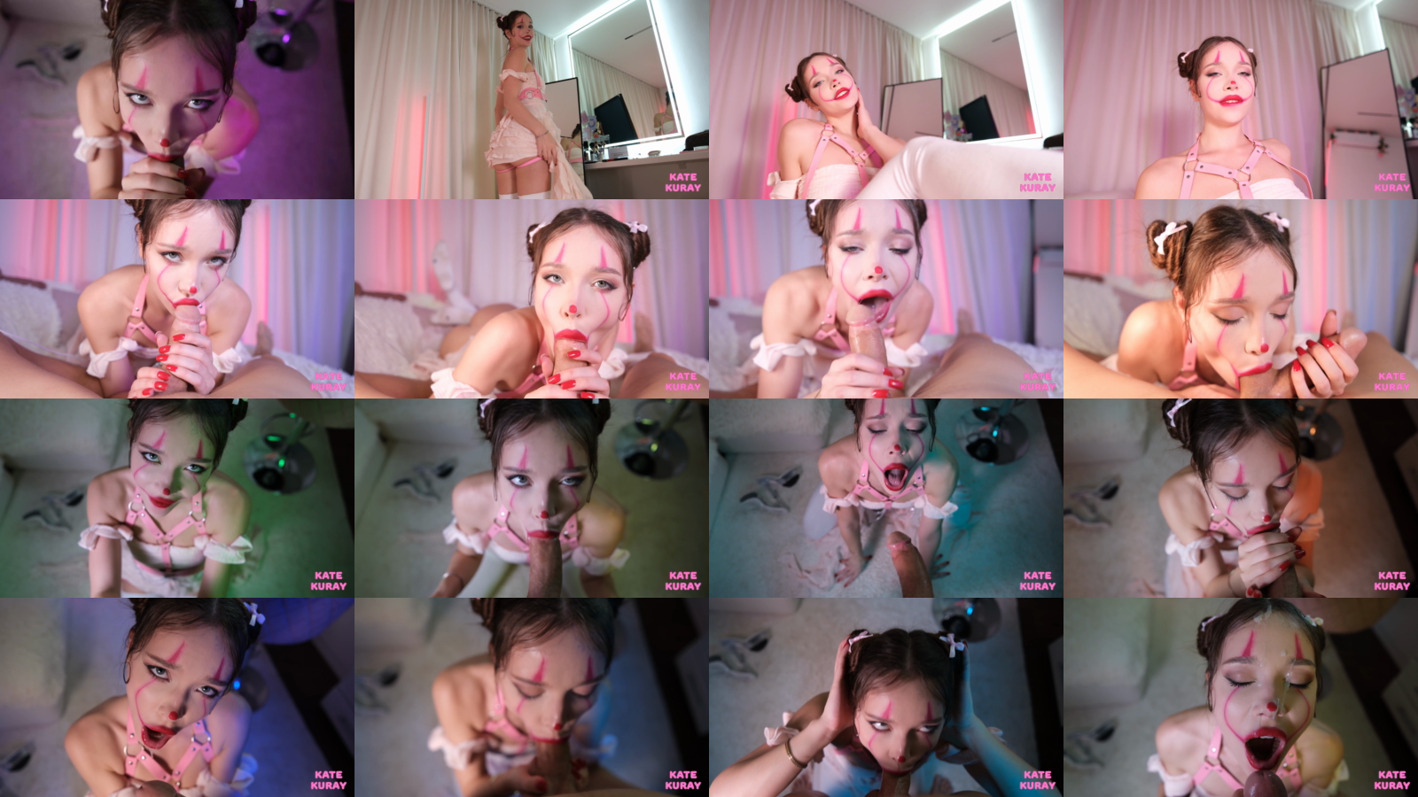 Kate Kuray — BJ COSPLAY & Penny Tease Down Here It Gets Wet