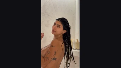 Mia Khalifa 25min Fully Naked Shower Video Leaked